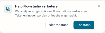 Toestemmingsbalk voor productinzichten