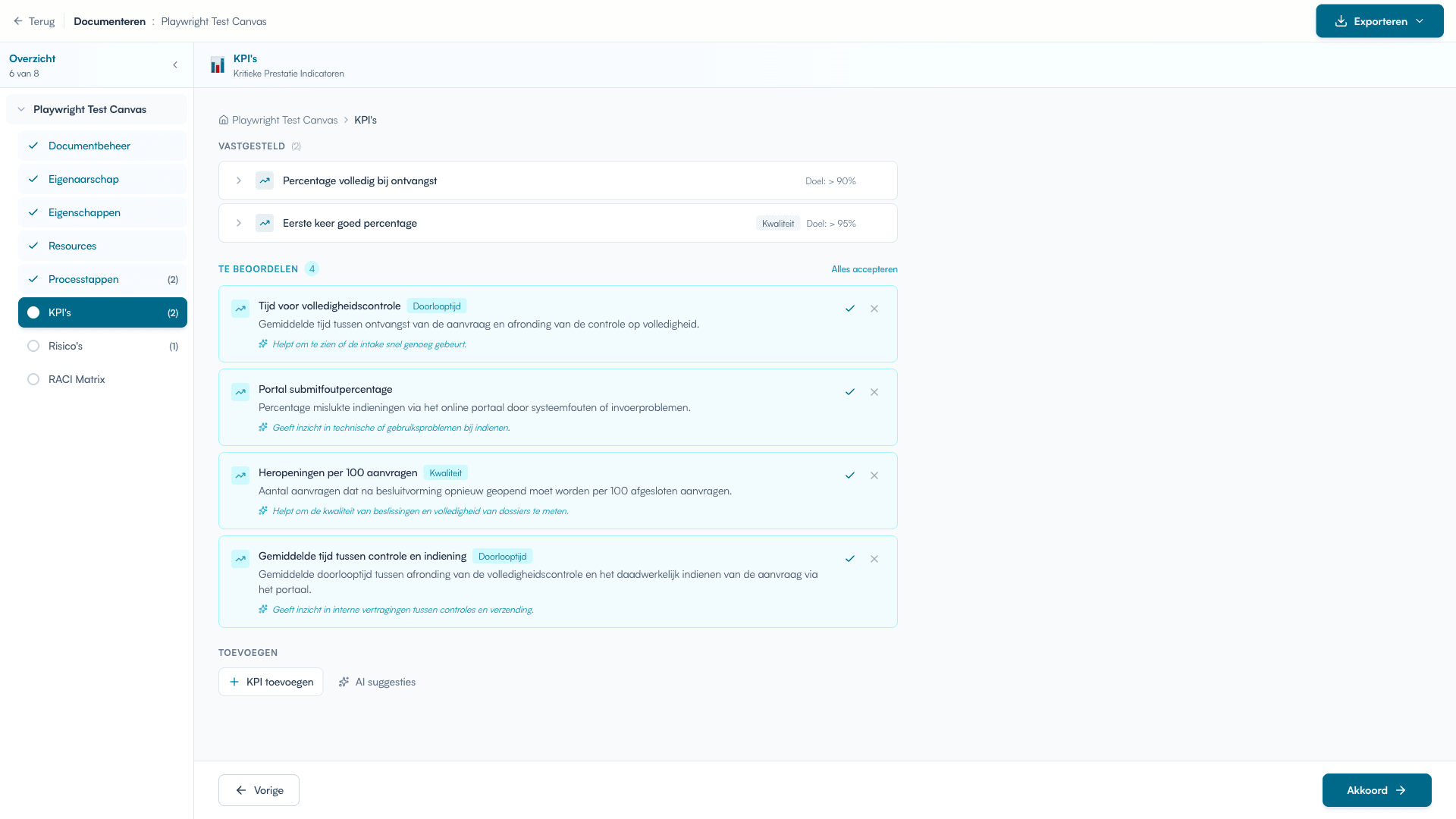 Compleet procesdossier in Flowstudio